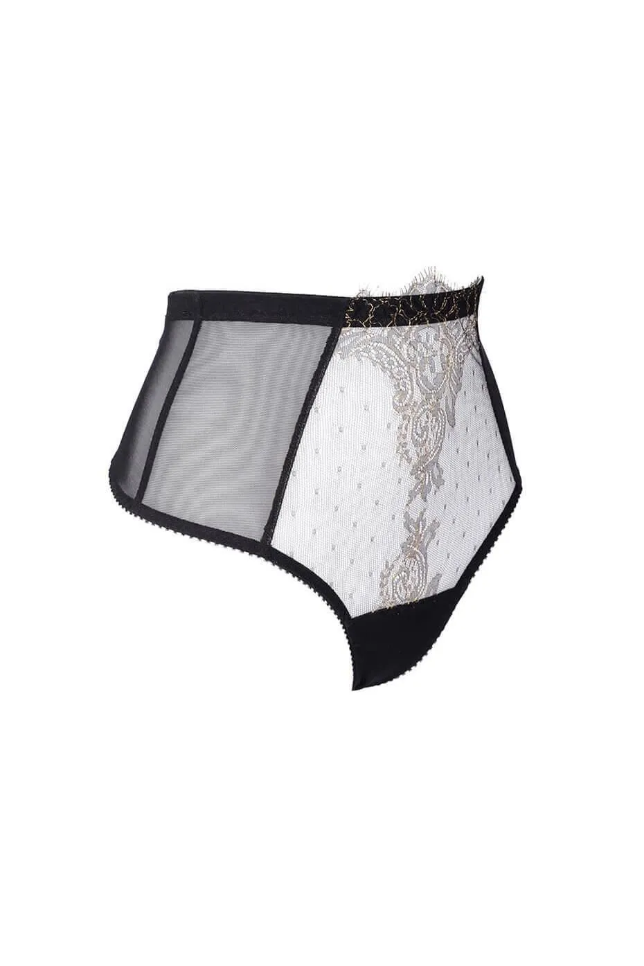 Arabella French Lace High Waist Brief