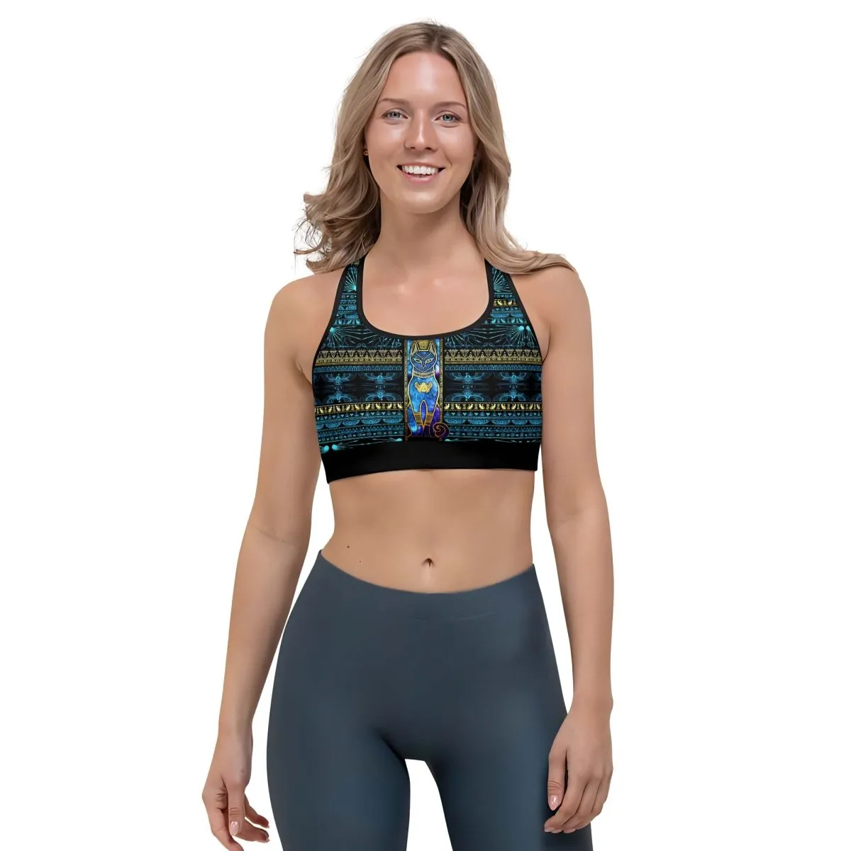 Bastet Galaxy Women's Padded Sports Bra