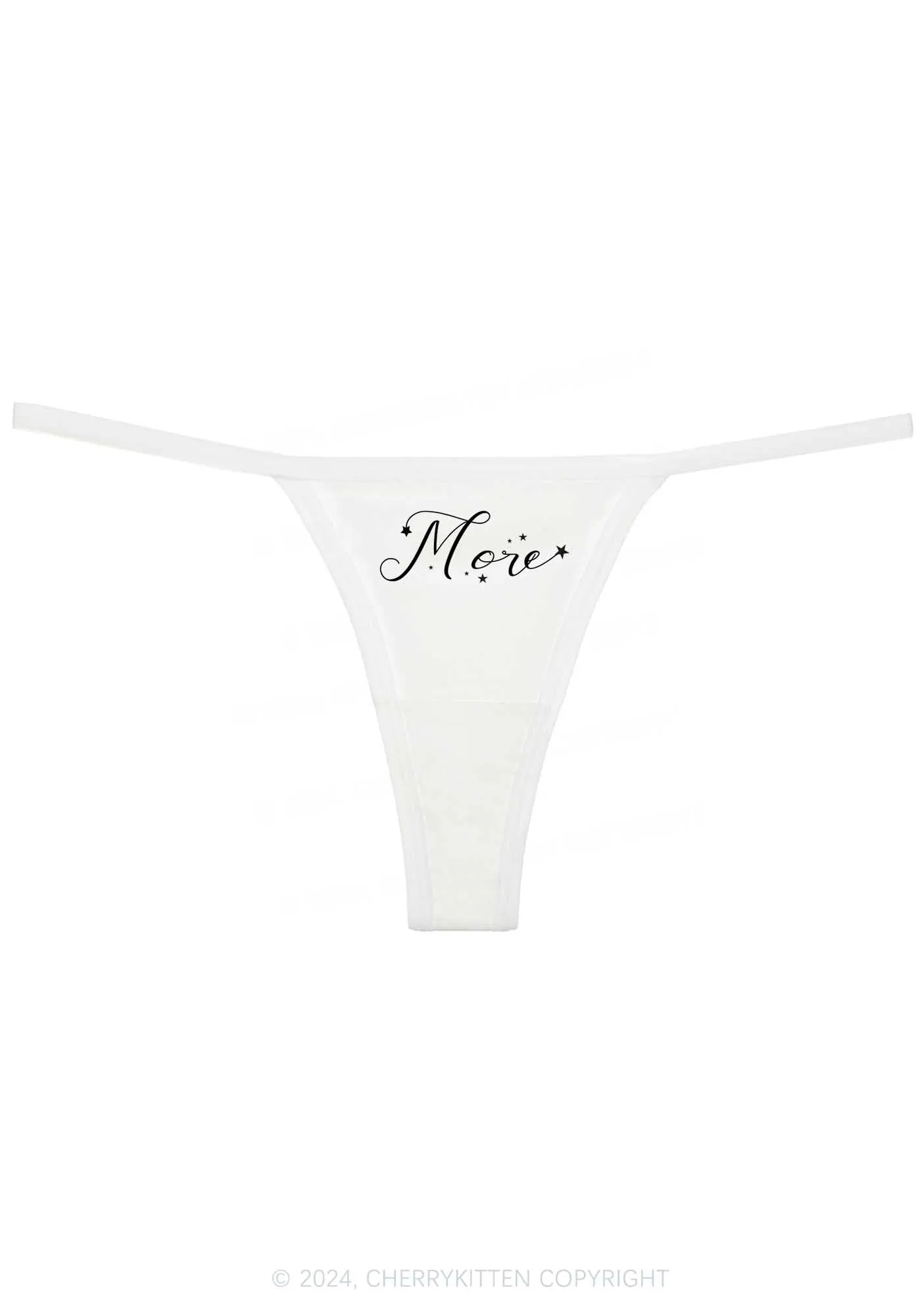 Custom More Y2K Flat String Thong Cherrykitten