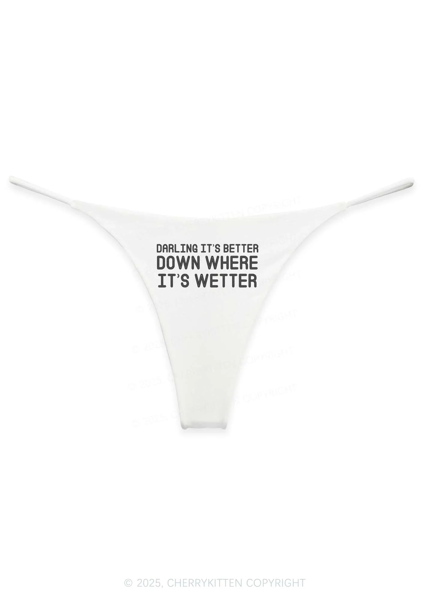 Down Where Its Wetter Y2K Bikini String Thong Cherrykitten