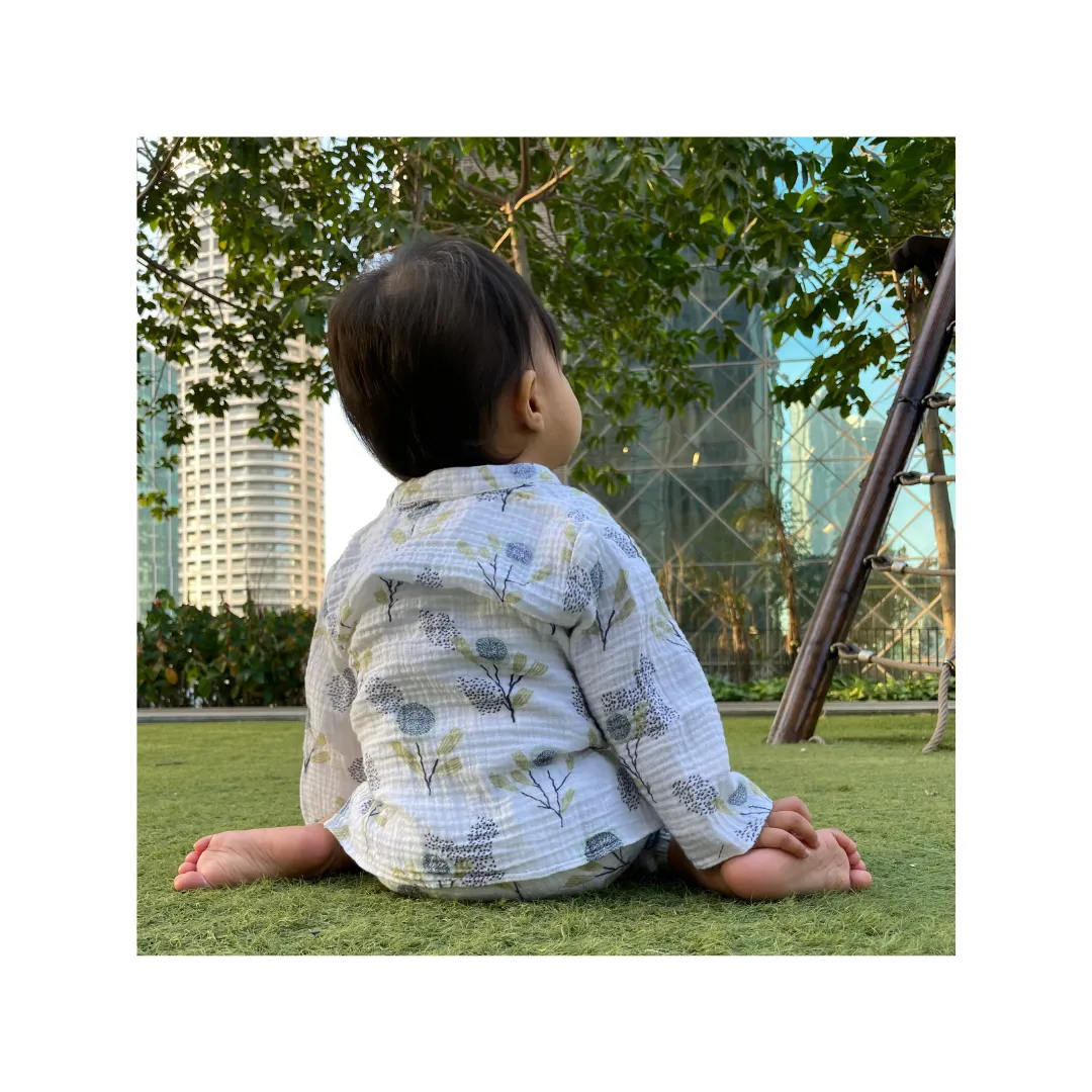 Dulaar Organic Muslin Loungewear Set - The Sparrow and Flower