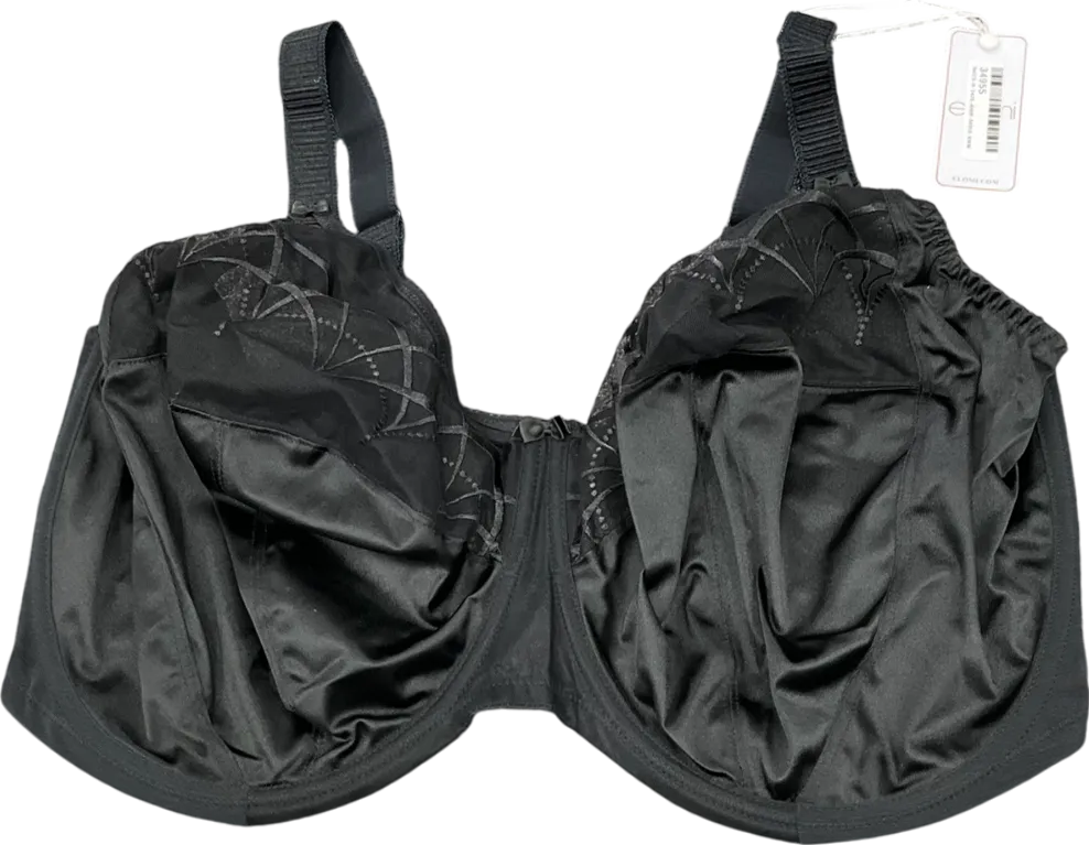 Elomi Lingerie Black Cate Full Cup Bra - 44l UK XXXL