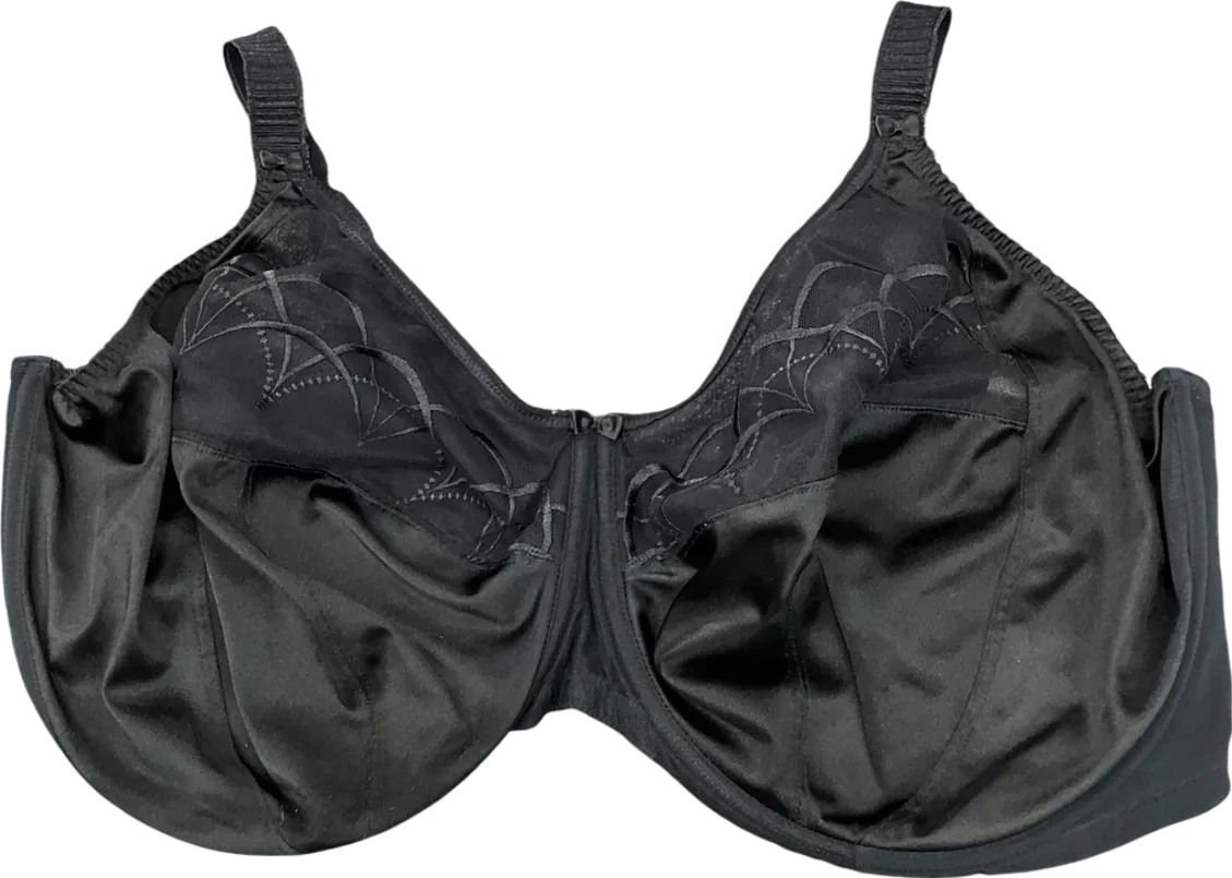 Elomi Lingerie Black Cate Full Cup Bra UK 44H