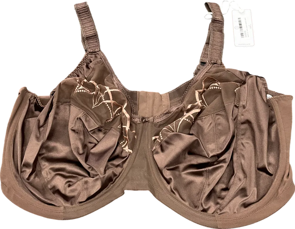 Elomi Lingerie Brown Cate Full Cup Bra - 44l UK XXXL