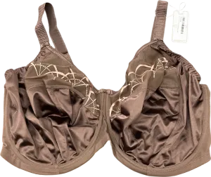 Elomi Lingerie Brown Cate Full Cup Bra UK 46HH