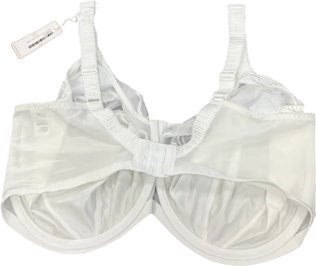 Elomi Lingerie White Cate Full Cup Padded Bra 44l UK XXXL
