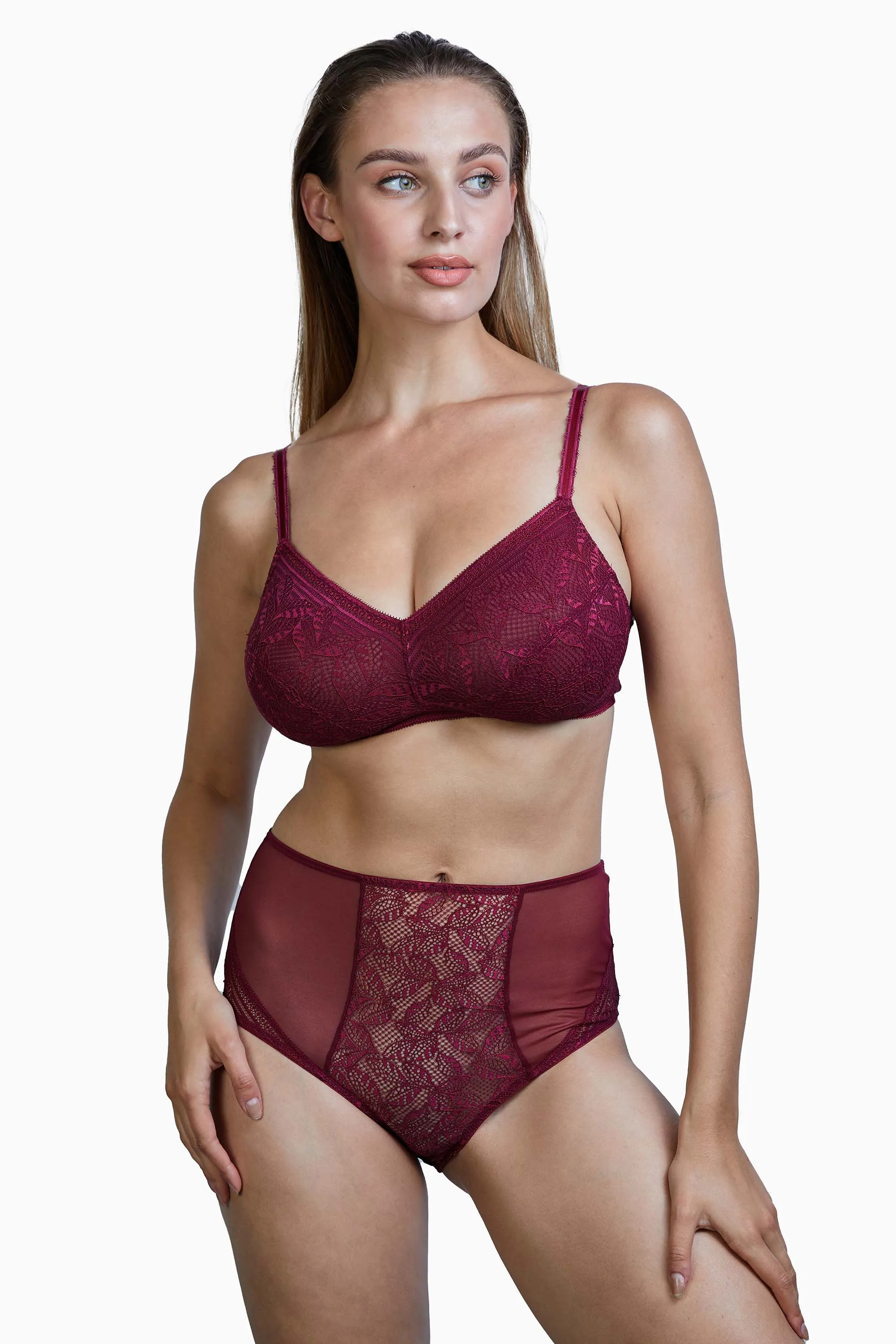 Emma Merlot Wine Ultimate Comfort Wireless Bra
