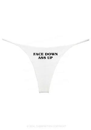 Face Down Y2K Bikini String Thong Cherrykitten