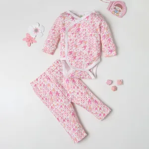 Fancy Fluff Elegance Wrapover Pyjama Set