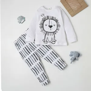 Fancy Fluff King Of The Jungle Pyjama Set