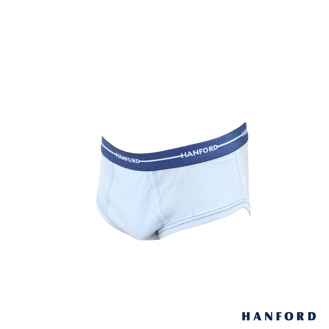 Hanford Kids/Teens Premium Ribbed Cotton Hipster Briefs Skipper - Assorted (3in1 Pack)