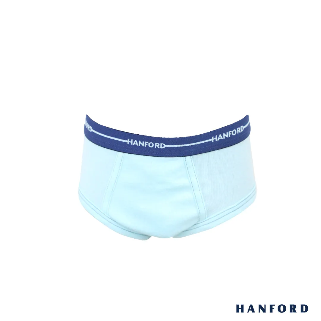 Hanford Kids/Teens Premium Ribbed Cotton Hipster Briefs Skipper - Assorted (3in1 Pack)