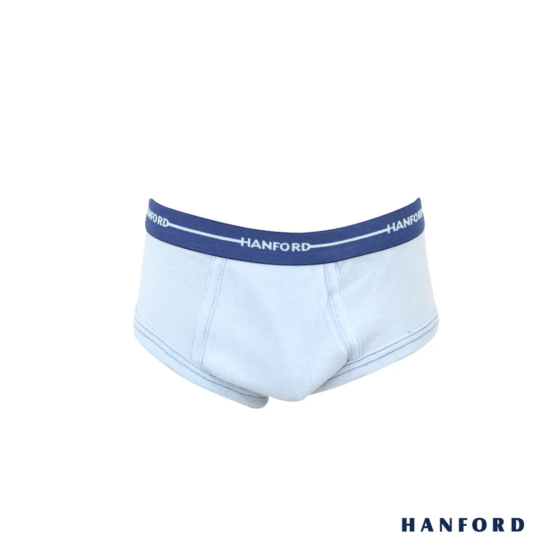 Hanford Kids/Teens Premium Ribbed Cotton Hipster Briefs Skipper - Assorted (3in1 Pack)