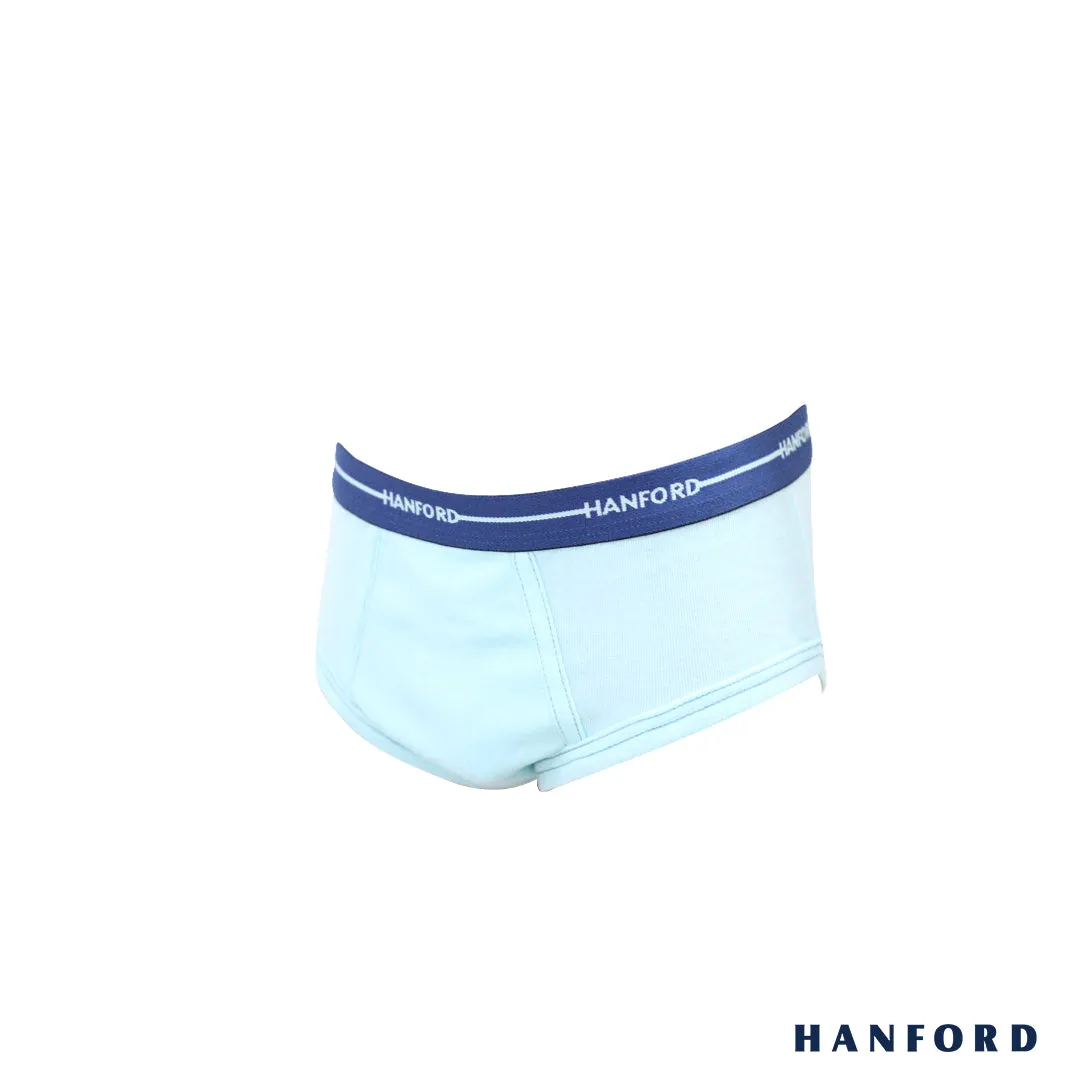 Hanford Kids/Teens Premium Ribbed Cotton Hipster Briefs Skipper - Assorted (3in1 Pack)