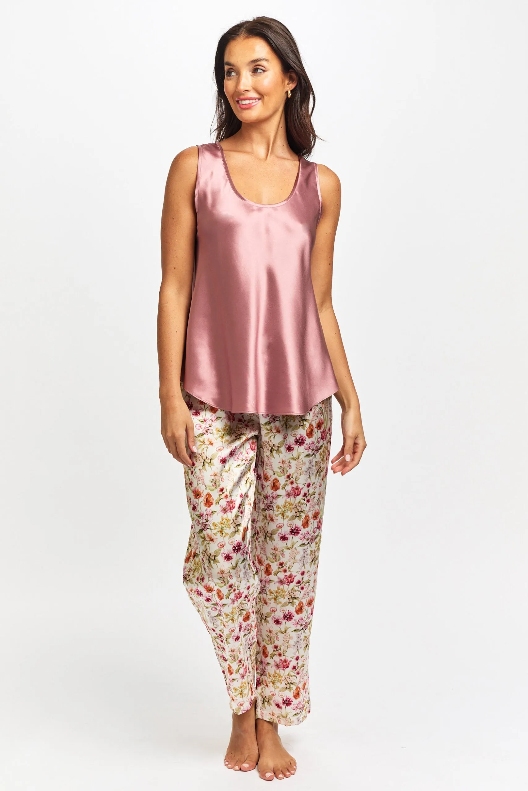 Liberty Silk Sleep Pant Stately Boutique Blue