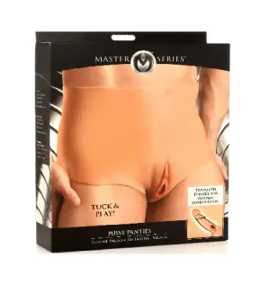 Master Series Pussy Panties Silicone Vagina   Ass Panties - Large