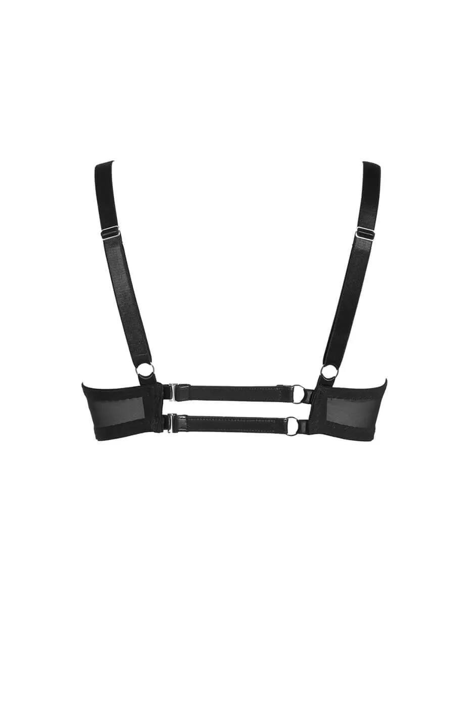 Nina Balconette Leather Bra