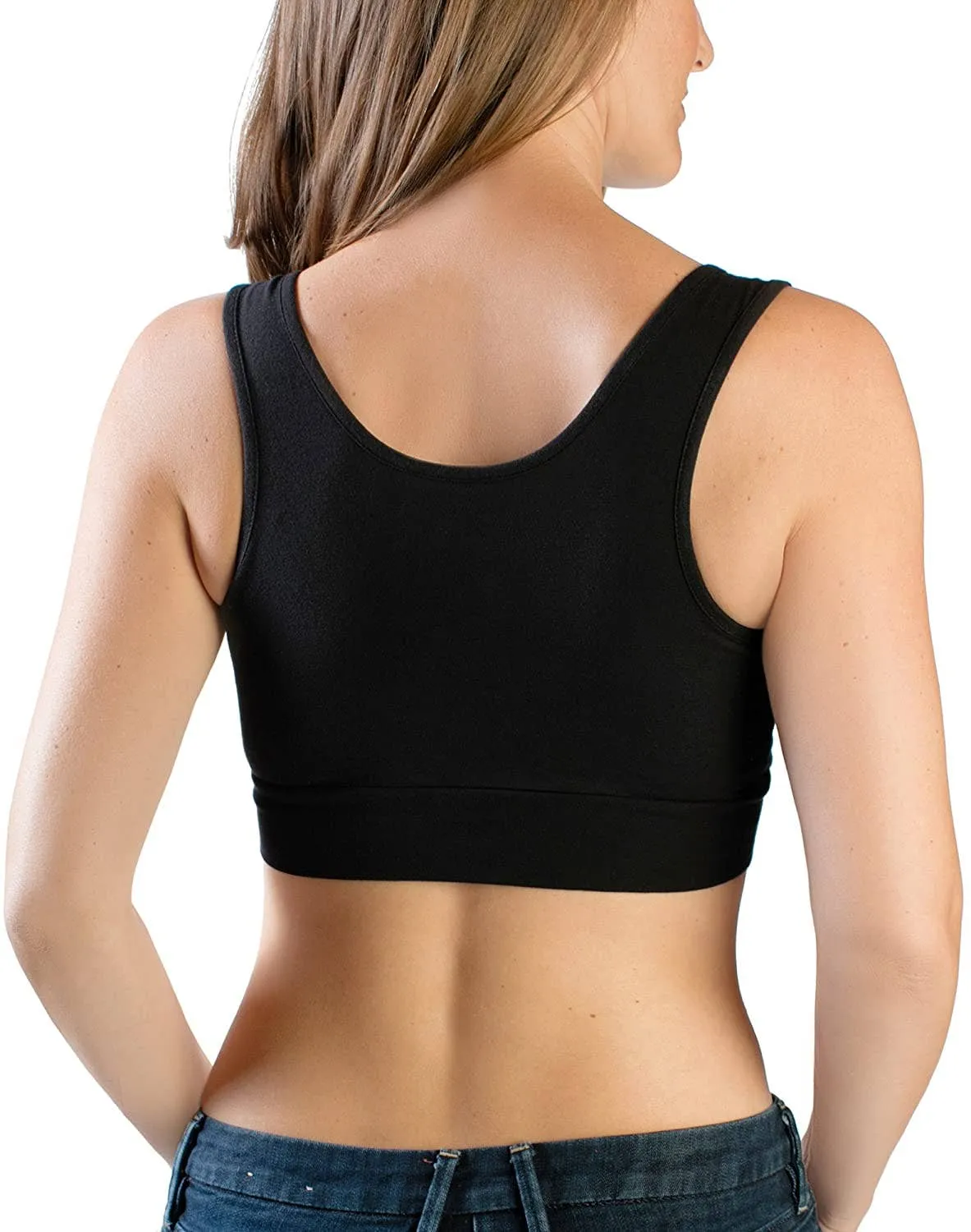 Organic Cotton Nursing and Sleep Bra - Black by Kindred Bravely
