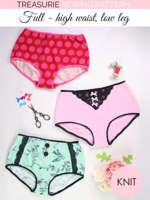 Panties Pattern FULL BRIEF - Womens (U304-L)