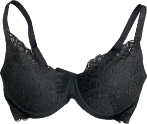 Wacoal Black Push Up Lace Bra UK 36DD